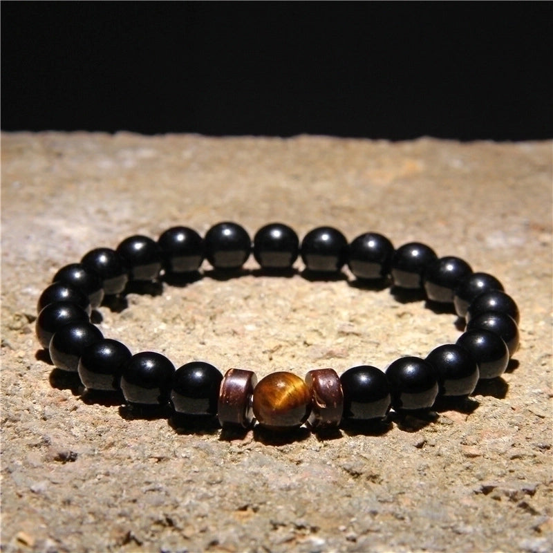 Minimalist Geometric Natural Stone Beaded Bracelets 1 Piece