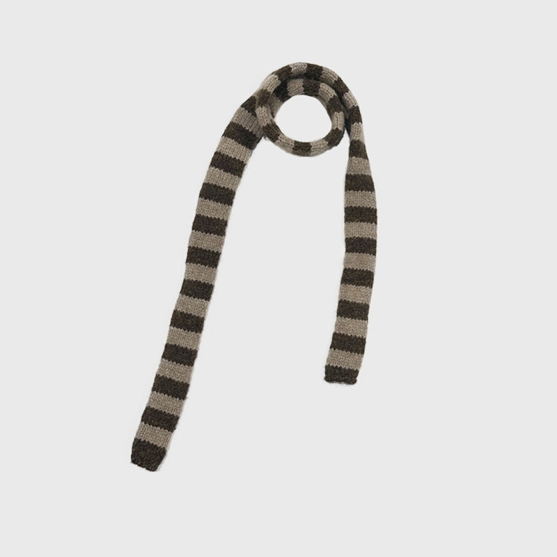 Women's Streetwear Stripe Spandex Polyester Acrylic Scarf