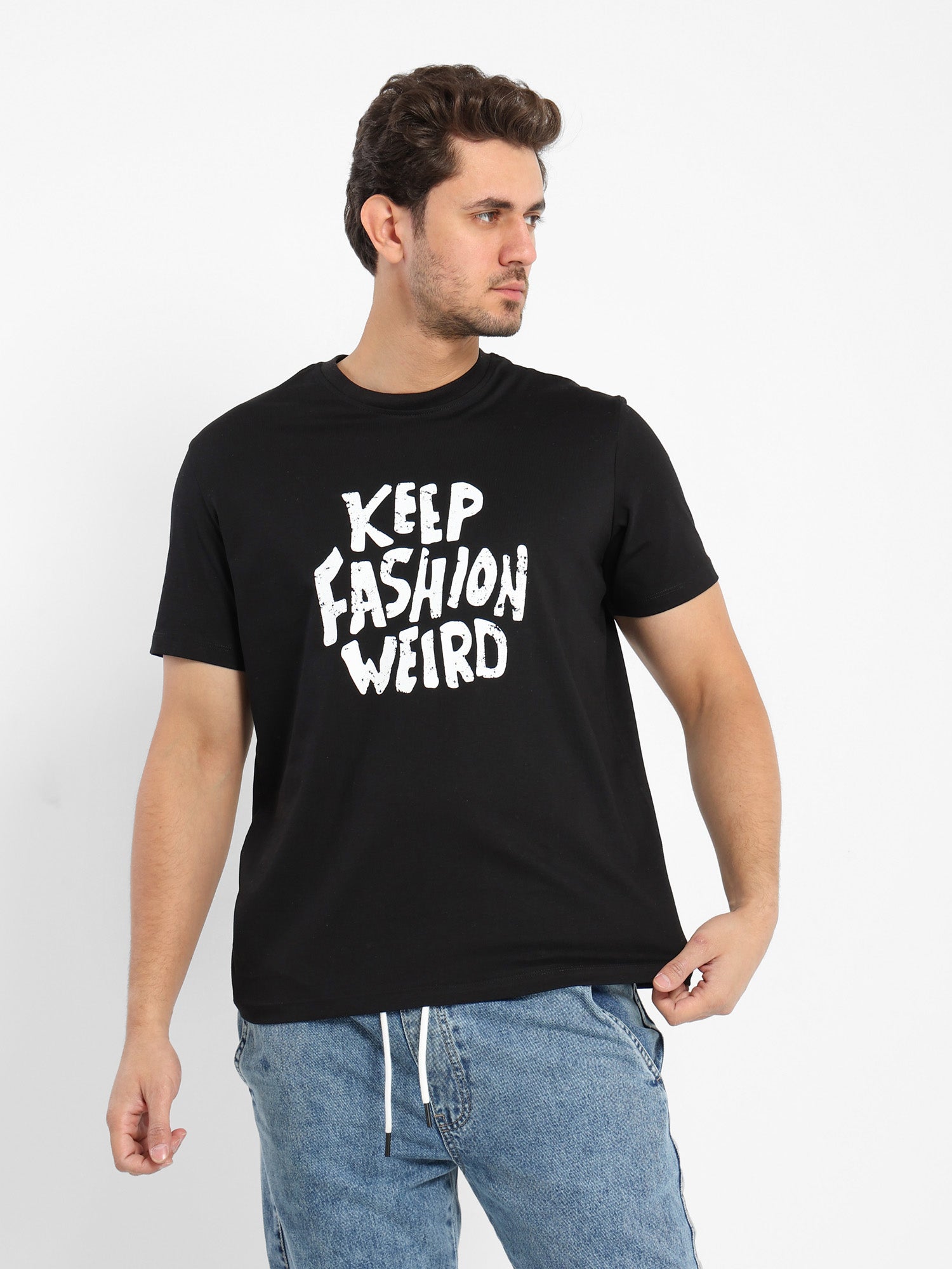 Place Print Half Sleeves T-Shirt