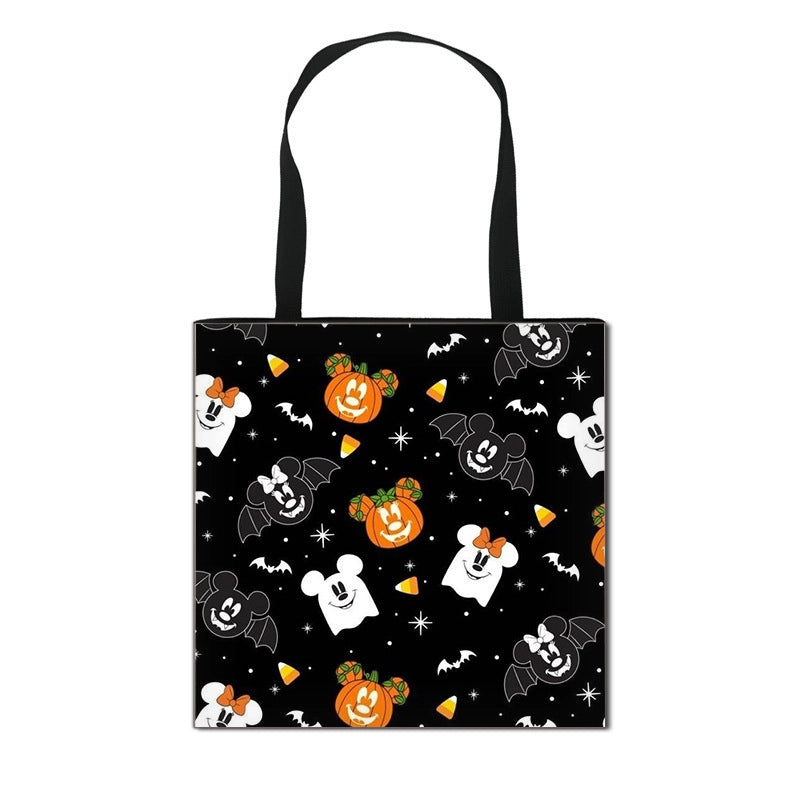 Halloween Canvas Pumpkin Cartoon Bat Cute