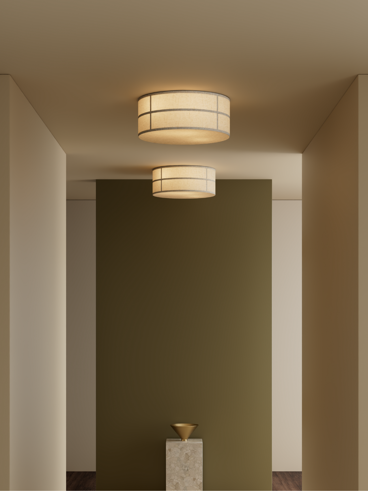 Hashira Ceiling Lamp. Raw