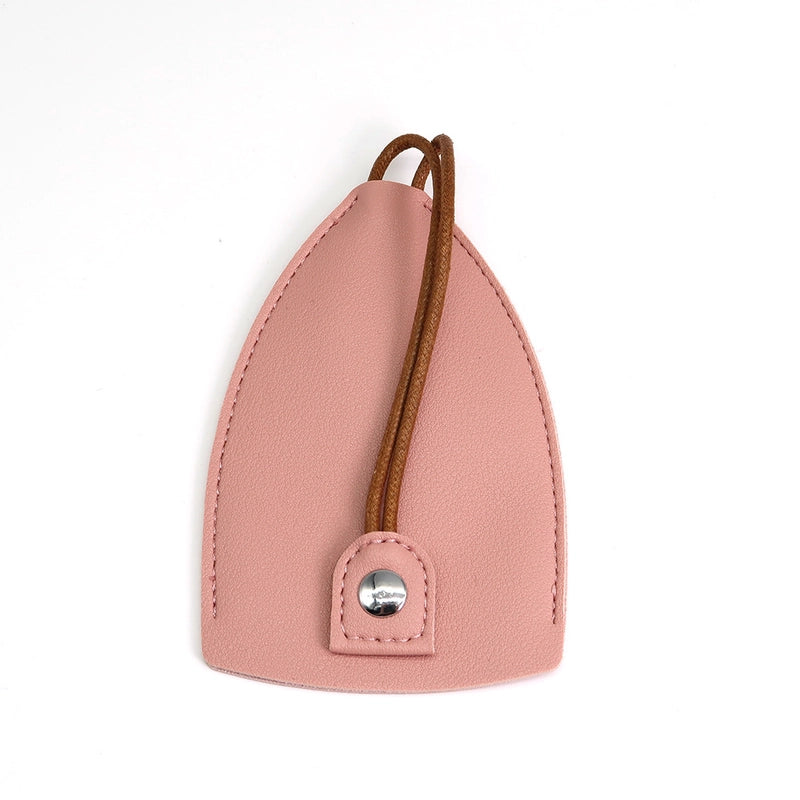 Unisex Solid Color Pu Leather Buckle Card Holders