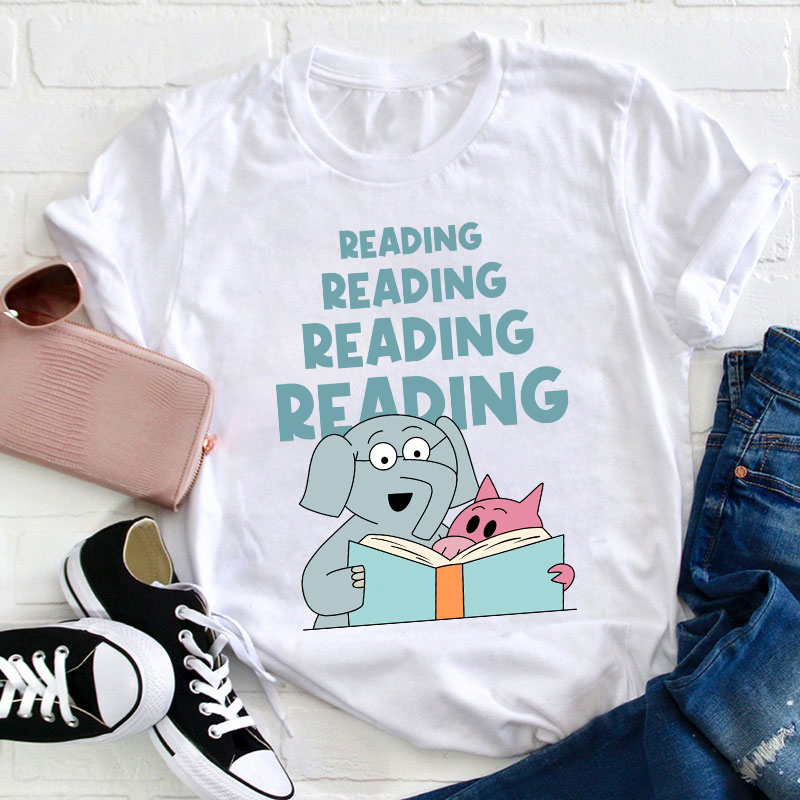 Reading Reading Reading Teacher T-Shirt