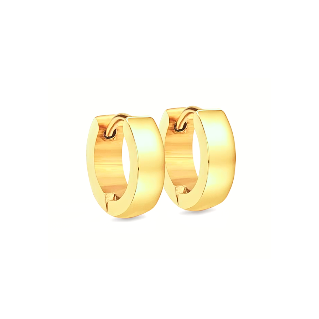 10mm Chunky hoops - Gold
