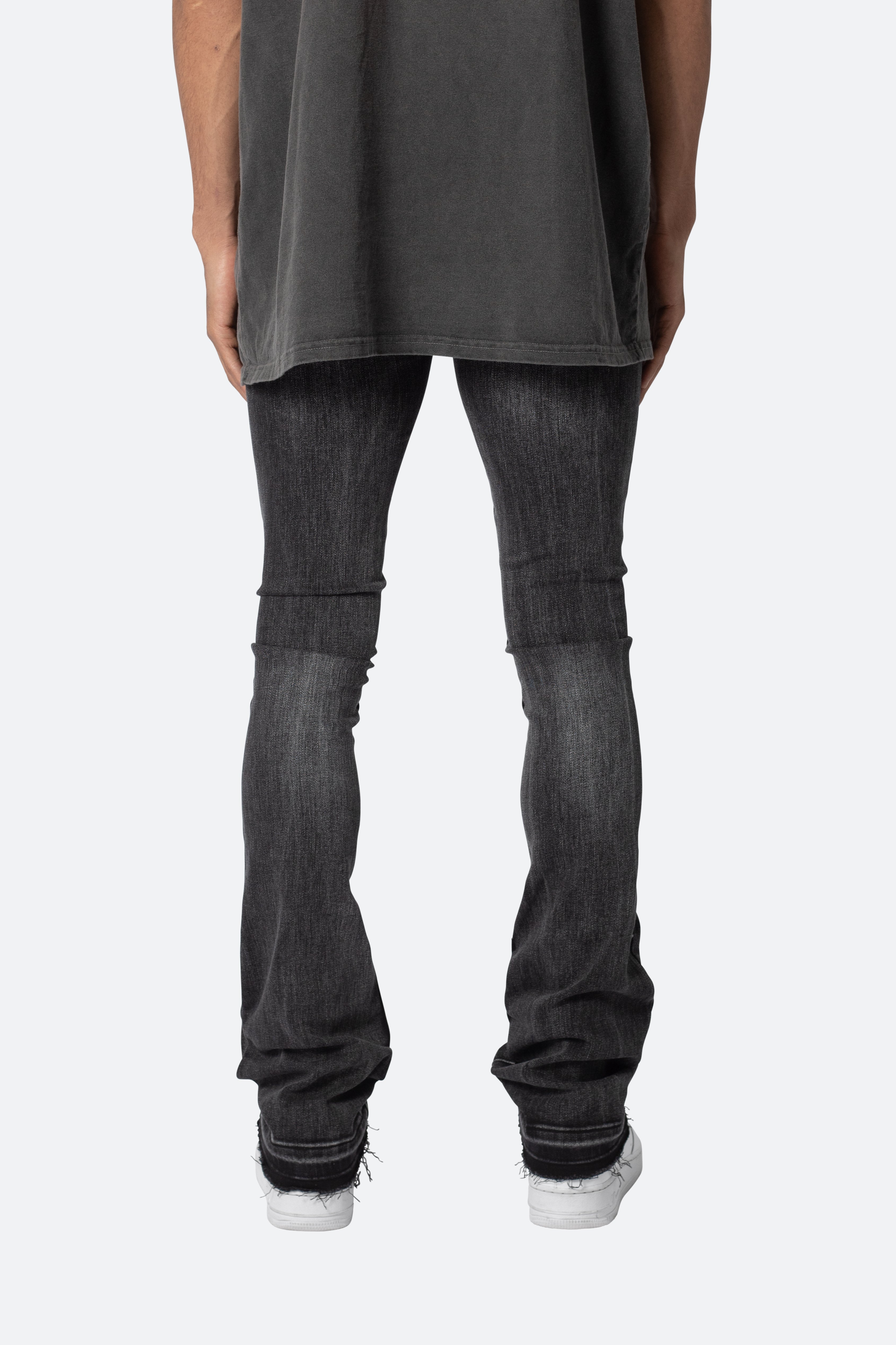 X514 Skinny Stacked Denim - Washed Black