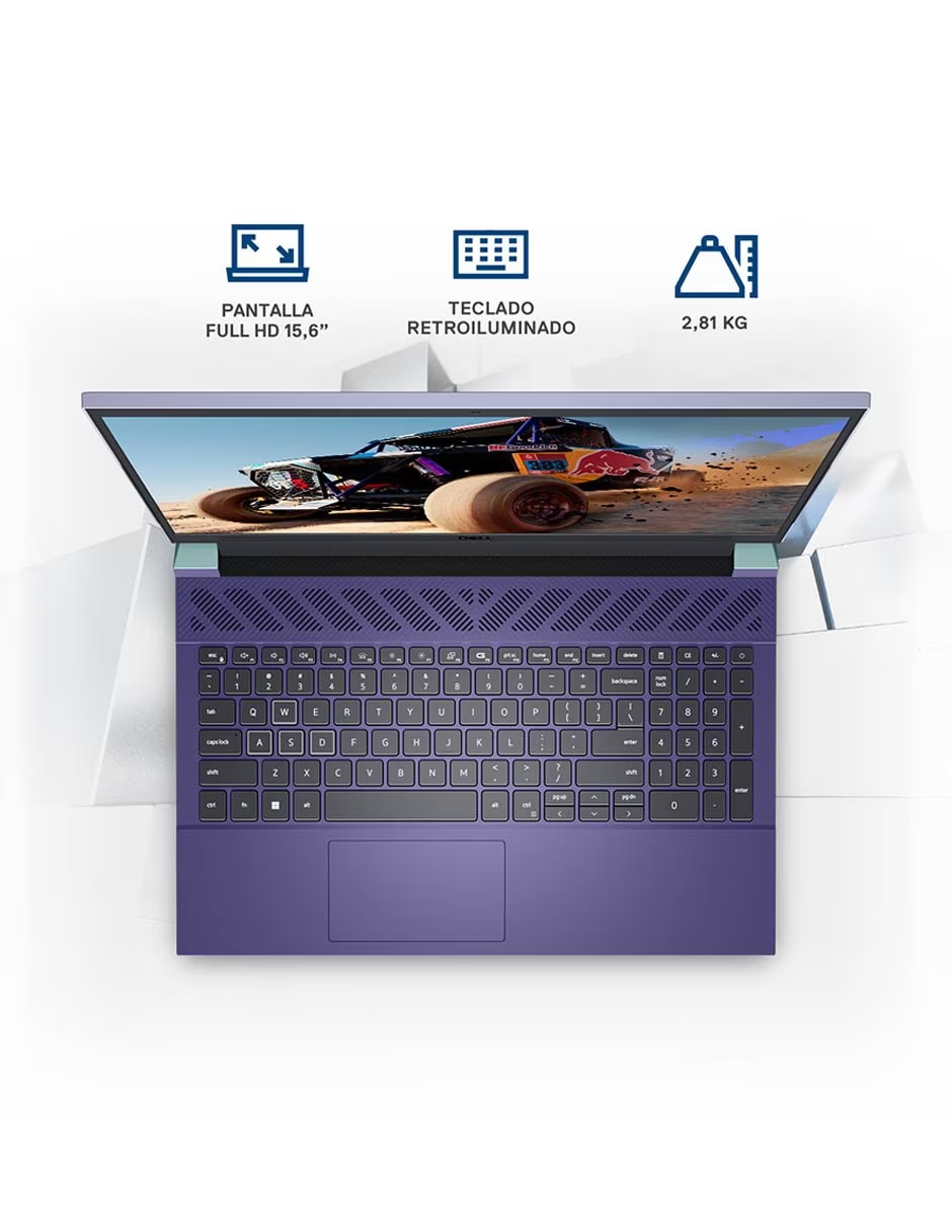 Laptop Gamer Dell Gaming NB G15 5530 15.6 Pulgadas Full HD Intel Core i7 NVIDIA GeForce RTX 4060 16 GB RAM 512 GB SSD