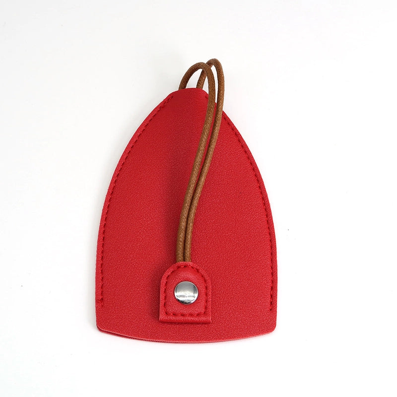 Unisex Solid Color Pu Leather Buckle Card Holders