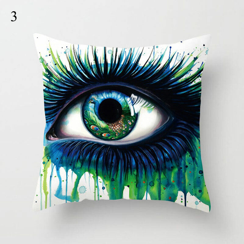 18 Cushion Cover Pillow Case Home Sofa Decor Pillowslip Waist Pillow Cover Soft