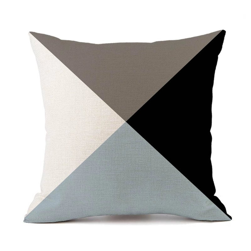 Pastoral Geometric Blended Pillow Cases