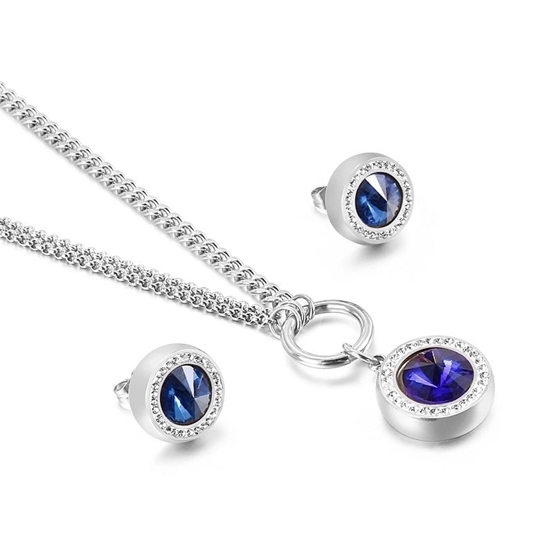Titanium Steel 18K Gold Plated Fashion Plating Heart Titanium Steel