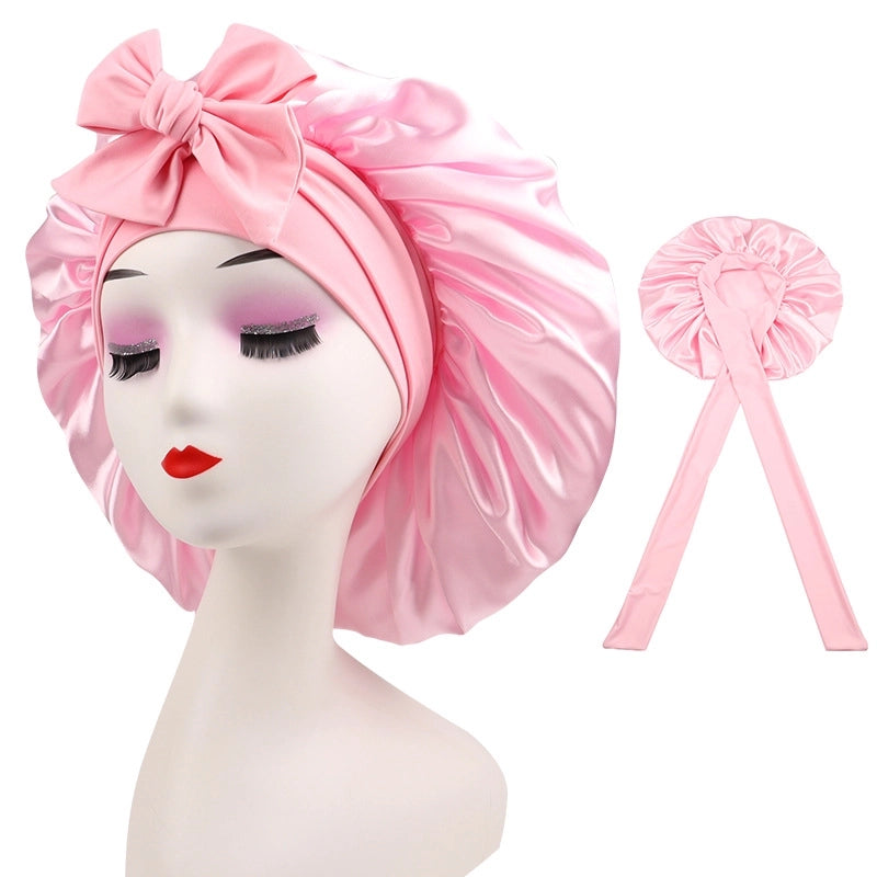 2 Pieces Women's Solid Color Solid Color Eaveless Hair Cap