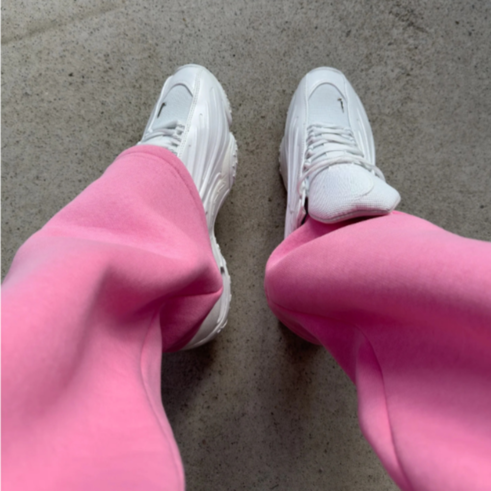 Tapered Zipper Hem Sweatpants