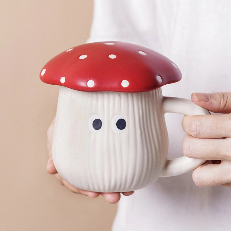 Cute Flower Porcelain Spoon Bowl Water Bottles 1 Piece