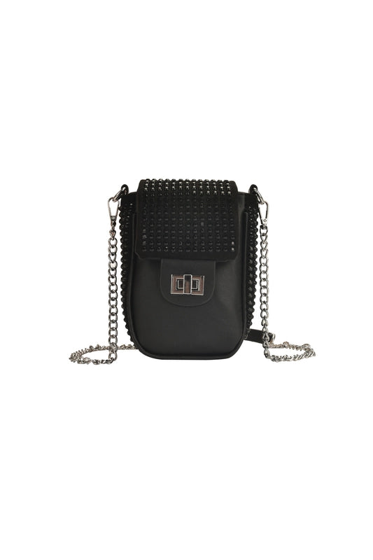 Women's Small Summer Pu Leather Solid Color Fashion Square Lock Clasp Square Bag