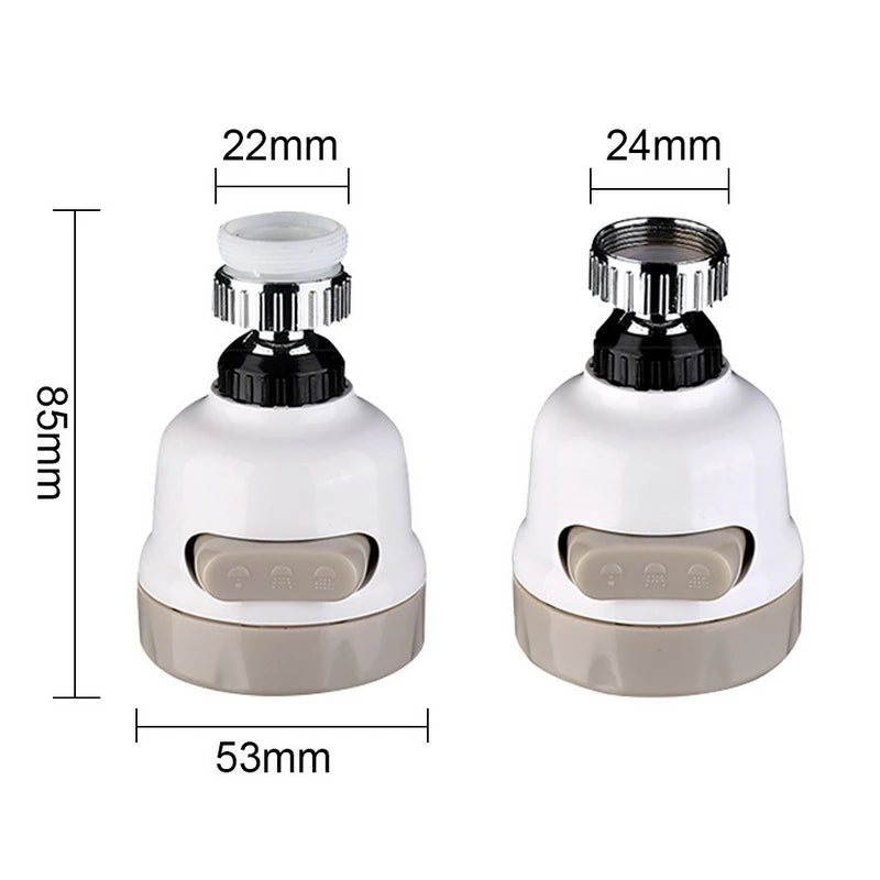 360 Rotatable Kitchen Faucet Aerator Spray Head