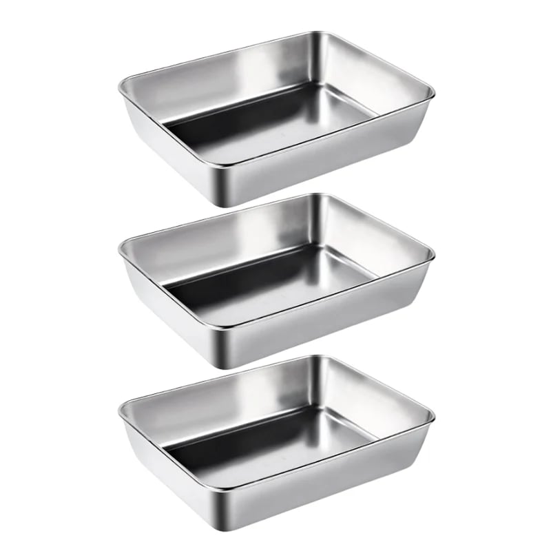 📢Buy 3 Get 2 Free- Stainless Steel Square Plate