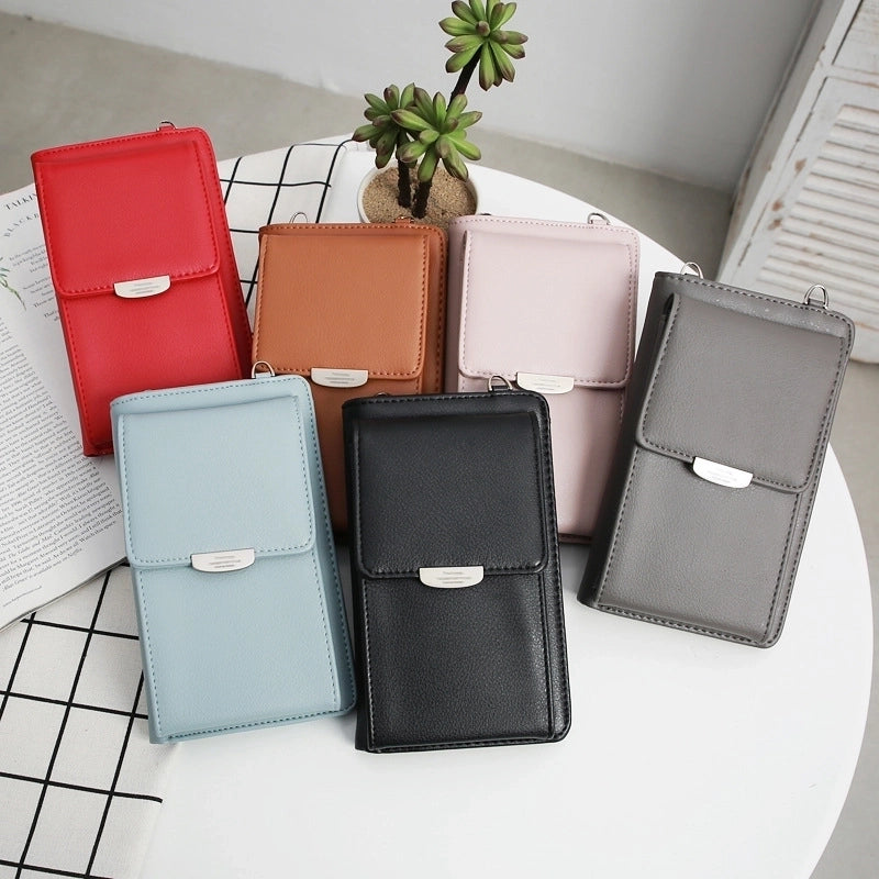 Korean Pu Long Large Capacity Multi-purpose Wallet Mini Mobile Phone Bag