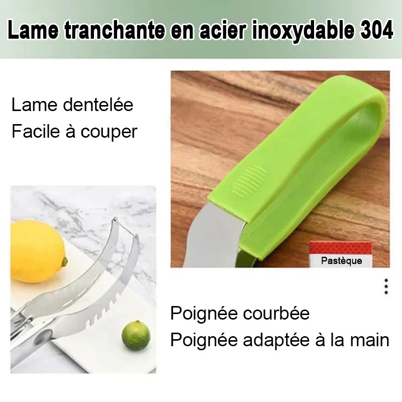 Coupe-fruits multifonctionnel en acier inoxydable