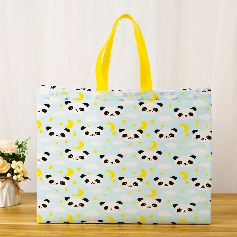 Cartoon Cute Non-woven Bag Spot Shopping Mall Clothing Store Children's Clothing Store Non-woven Bag With Logo Shopping Gifts
