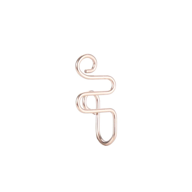 Fashion U Shape Stainless Steel Plating Nose Ring 1 Piece