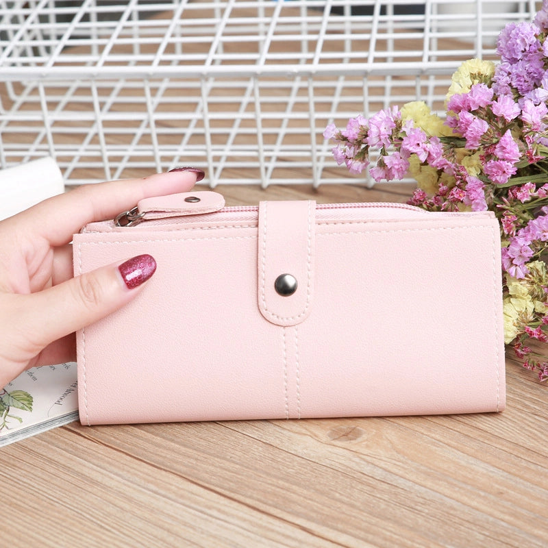 Women's Multi-function Zipper Multi-card Position Buckle Zipper Wallet