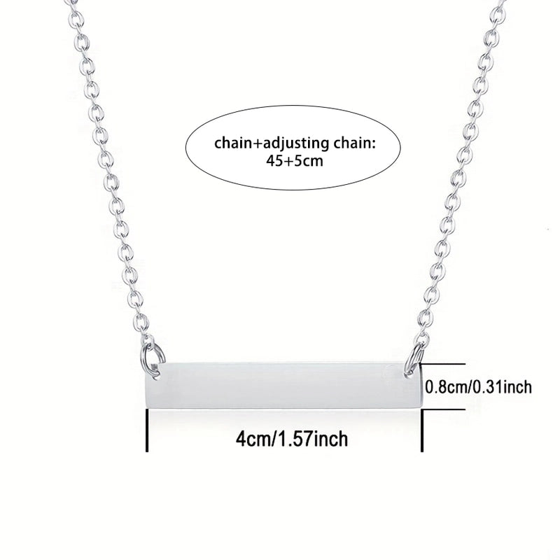 Minimalist Solid Color Stainless Steel Plating 18k Gold Plated Pendant Necklace