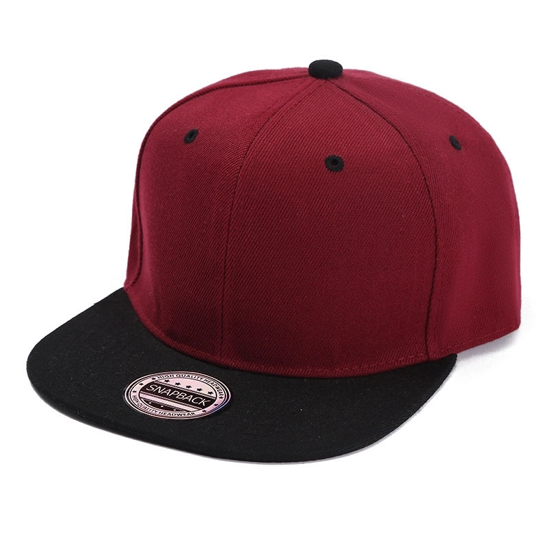 Unisex Streetwear Color Block Camouflage Flat Eaves Baseball Cap