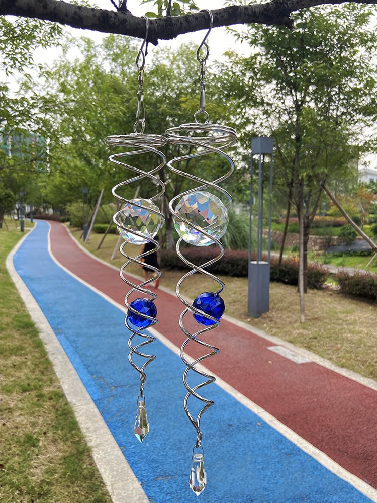🎐LAST DAY SALE 49% OFF🔥-Gazing Ball Spiral Tail Wind Spinner Stabilizer