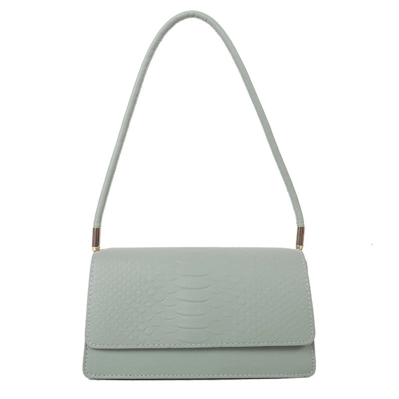 Women's Small Pu Leather Solid Color Streetwear Zipper Underarm Bag