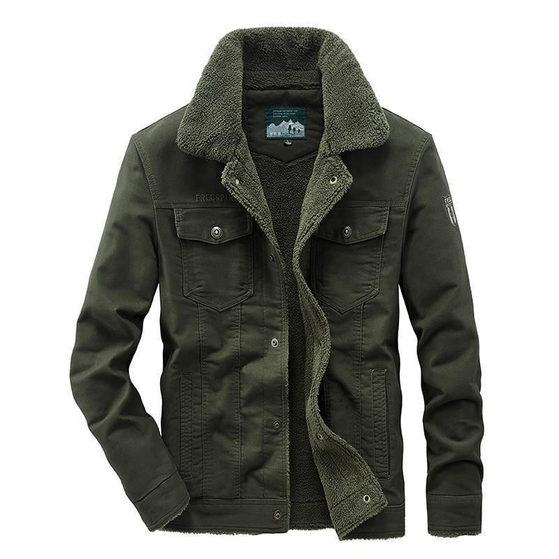 Men's Padded Lapel Jacket