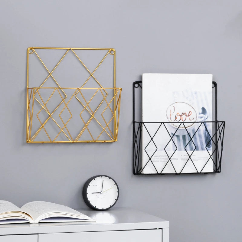 Wall Mounted Books Organizer Shelf