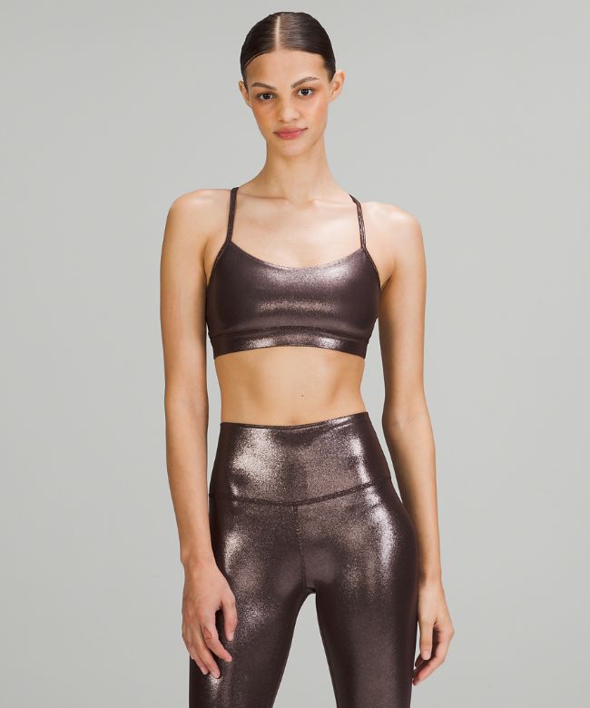 lululemon Flow Y Nulu Bra Shine Light Support, A–C Cups