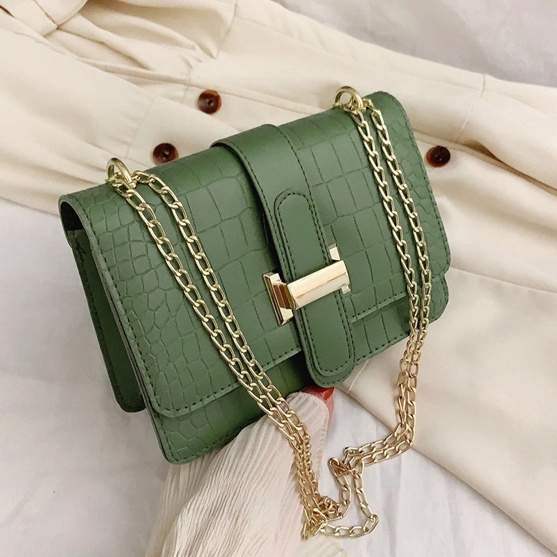 Women's All Seasons Pu Leather Streetwear Square Bag