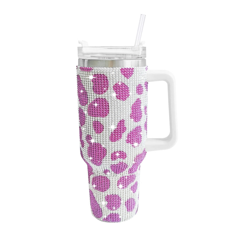 Retro Solid Color Leopard 201 Stainless Steel 304 Stainless Steel Water Bottles 1 Piece