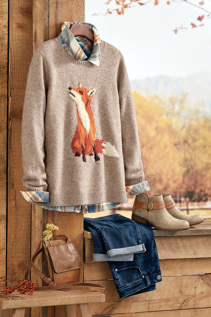 Falling for Foxes Sweater