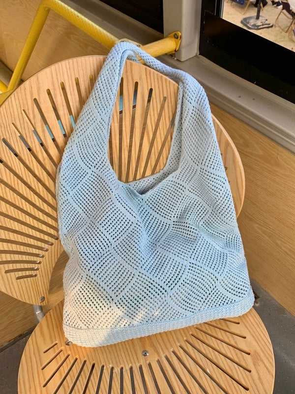 Women's Medium Polyester Solid Color Cute Square Open Underarm Bag