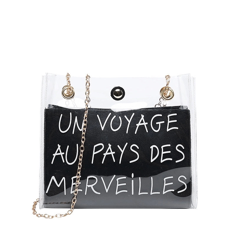 Women's All Seasons Pu Leather Fashion Chain Bag