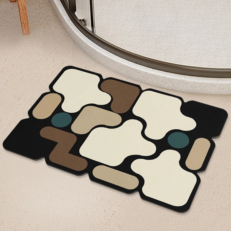 Cute Geometric Diatom Ooze Carpet Bathing