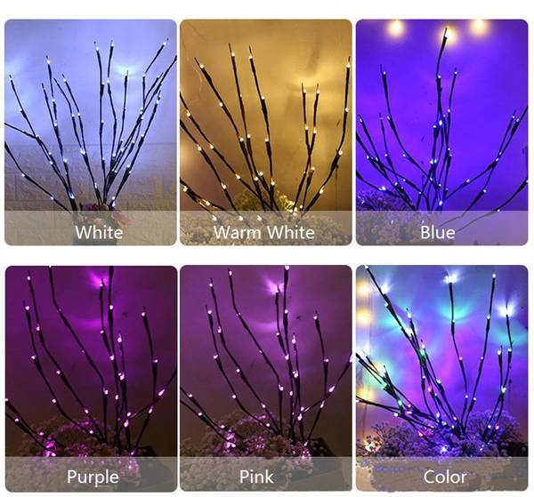 WILLOW BRANCH LED LIGHTS DECORATION