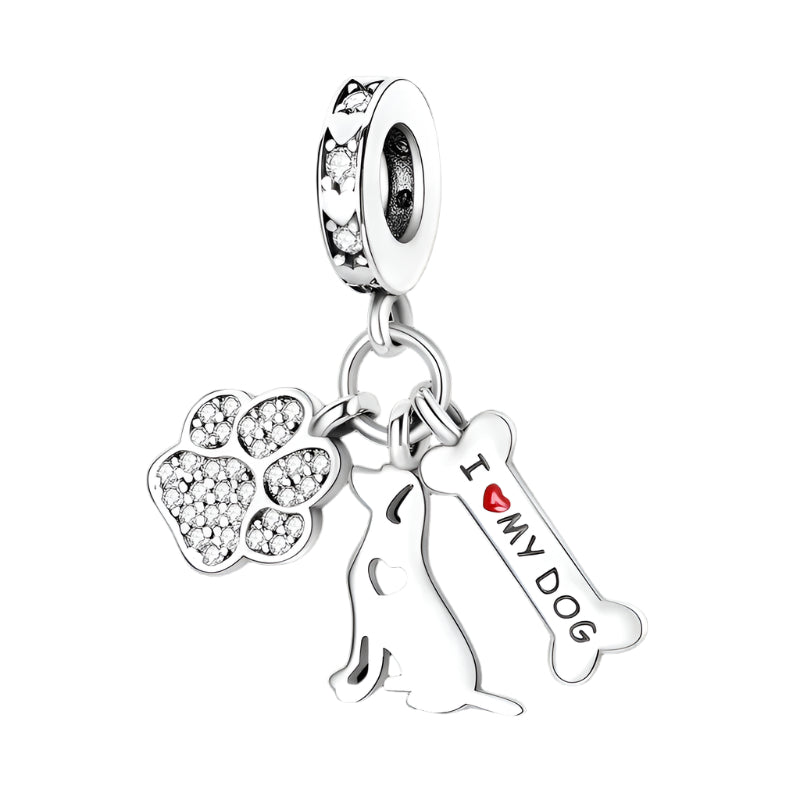 Paw And Animal Shape Charm Beads