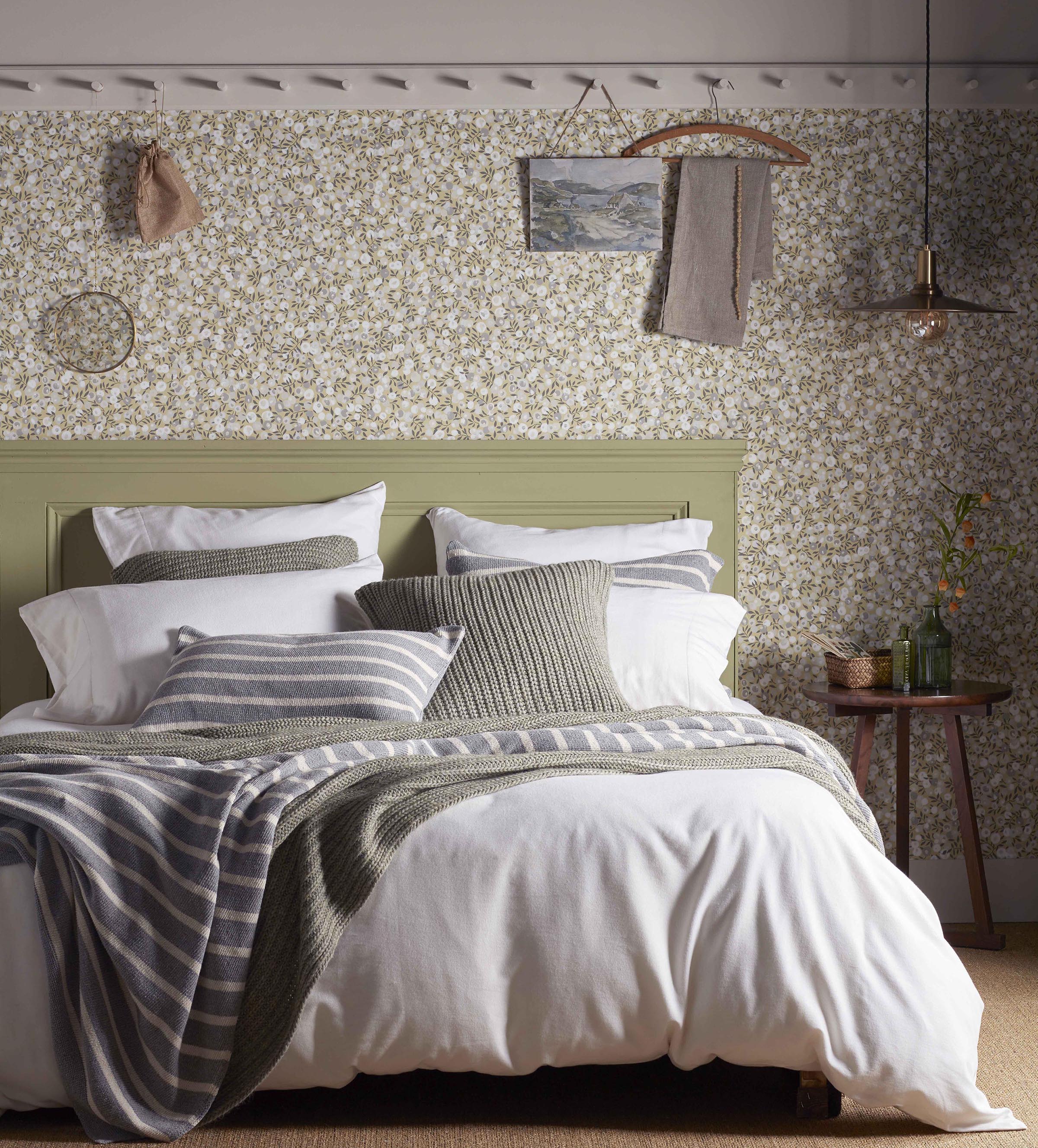 White Henry Brushed 100% Organic Cotton Pillowcase