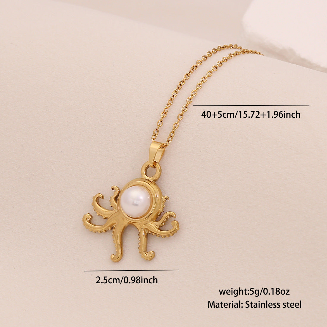 Ocean Series Turtle Seahorse Pendant Conch Dolphin Stainless Steel Necklace Ins Trendy Necklace N1537
