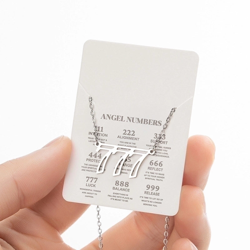 Retro Letter 201 Stainless Steel 18K Gold Plated Plating Stainless Steel Necklaces