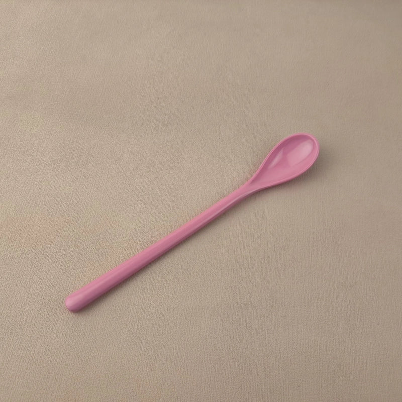 Colorful Plastic Long Handle Coffee Spoon Melamine Stirring Spoon Soup Spoon Spoon Stainless Steel Tableware