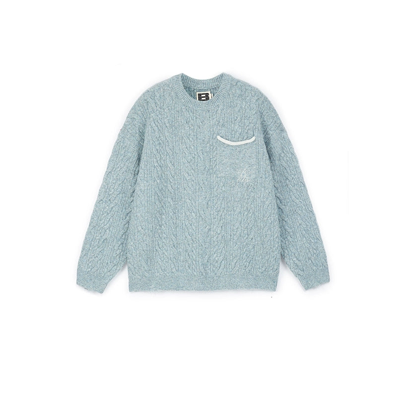 Locked Cable Knit Sweater