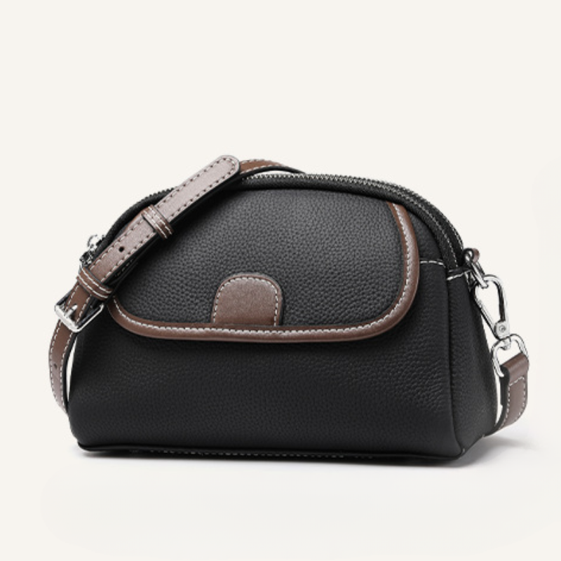 Customizable Genuine Leather Girls' Crossbody Bag