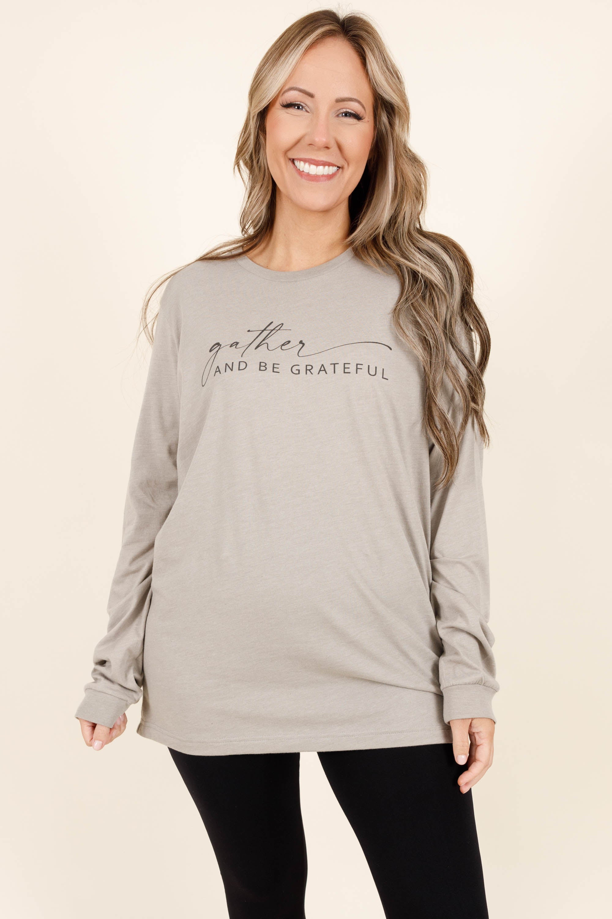 Gather + Grateful Top. Heather Stone