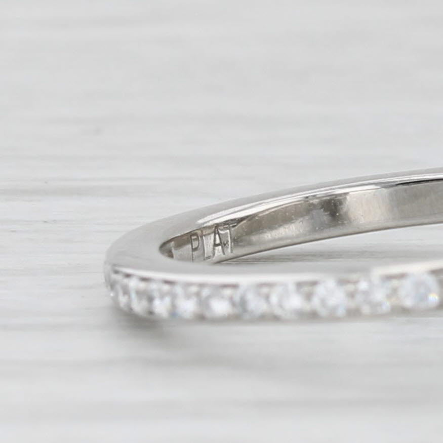 1.36ctw Lab Grown Round Diamond Engagement Ring Wedding Bands Set Platinum IGI