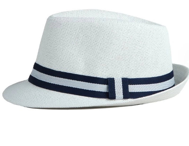 Men's Minimalist Classic Style Solid Color Crimping Straw Hat