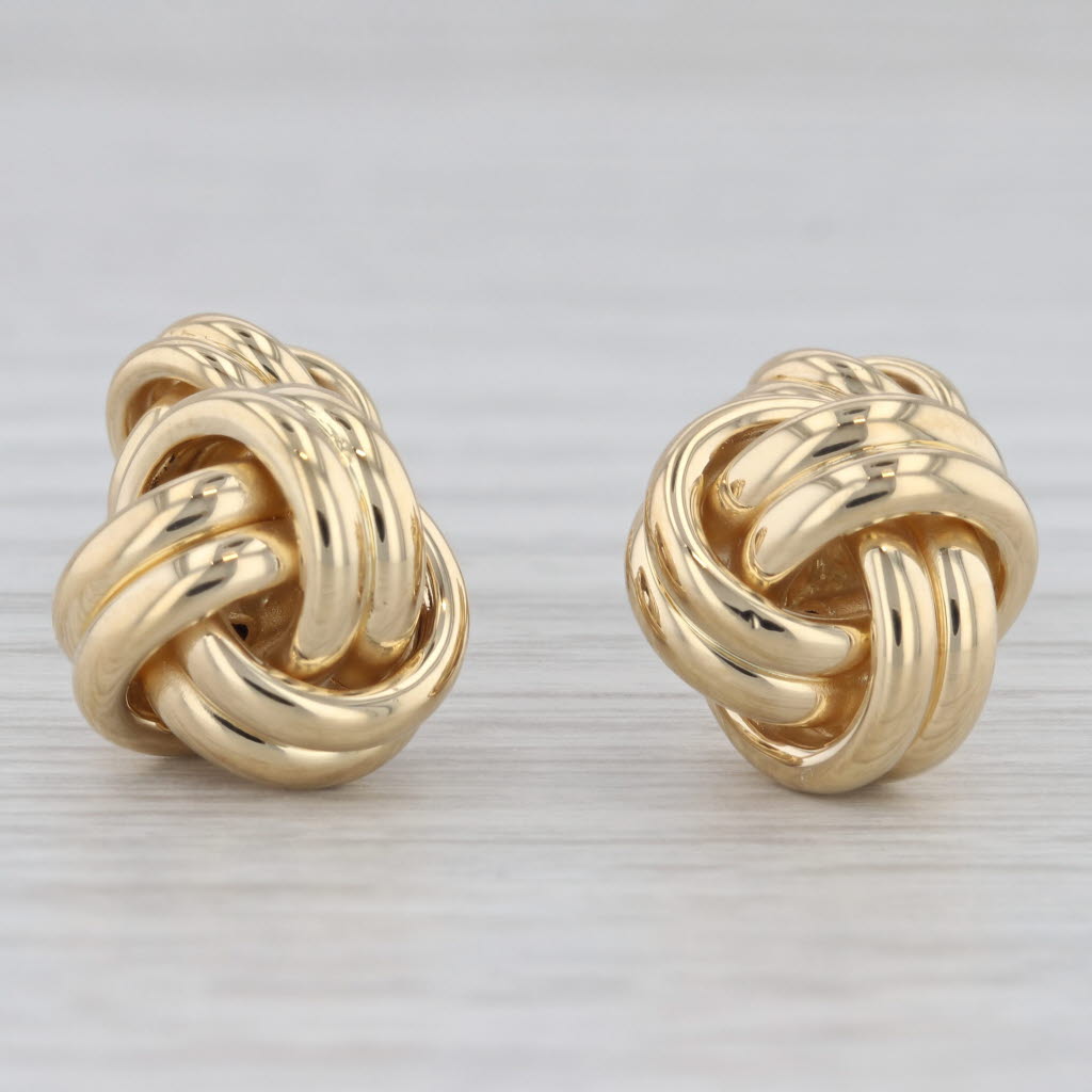 Knot Work Cufflinks 18k Yellow Gold Men's Suit Accessories